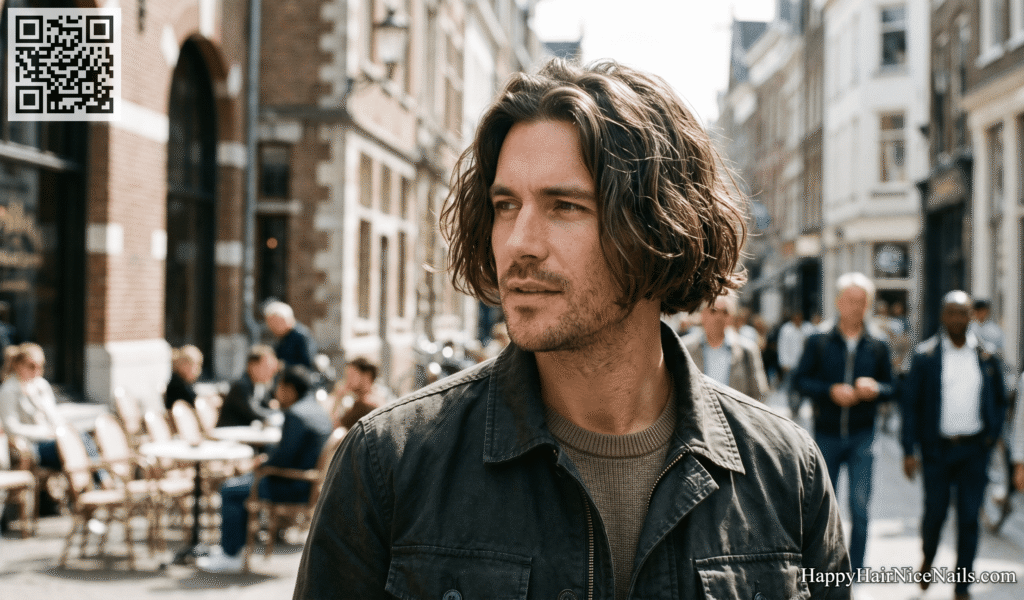 Blunt Bob Hairstyles for Men with Textured Top