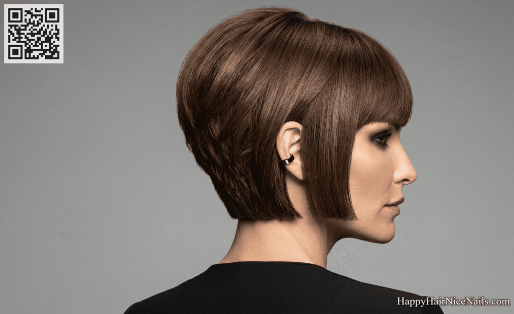  Stacked Blunt Bob Hairstyles at the Nape