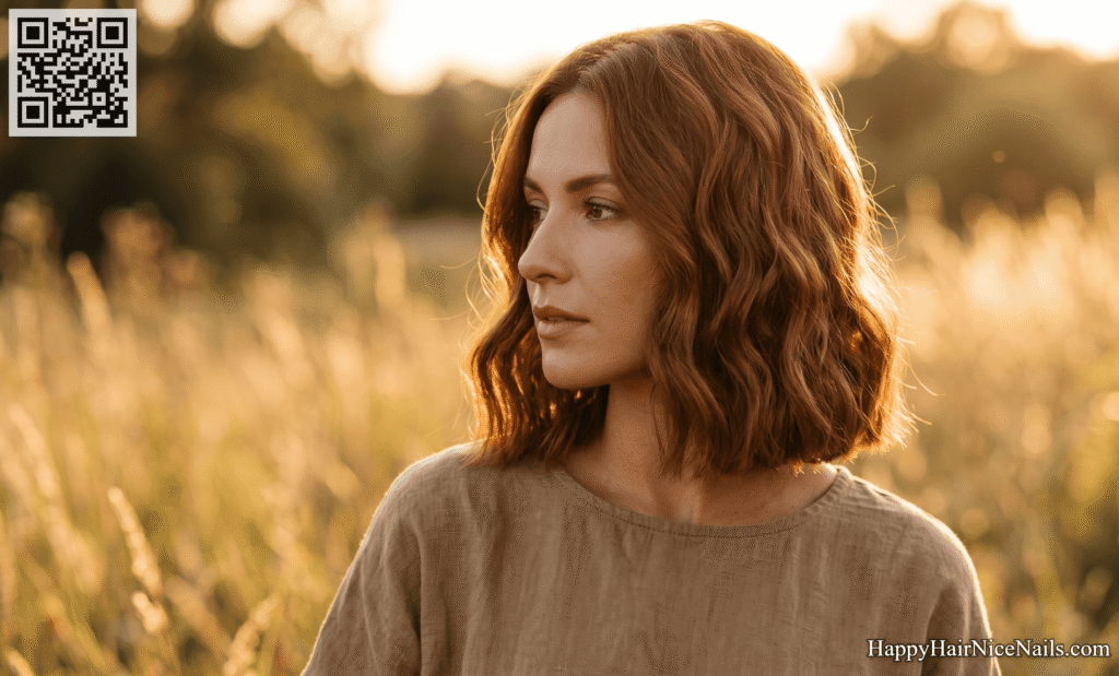 The Collarbone-Length Blunt Bob Hairstyles for Wavy Hair
