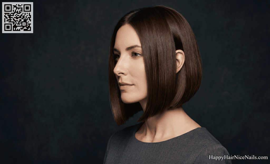 A-Line Blunt Bob Hairstyles with No Graduation