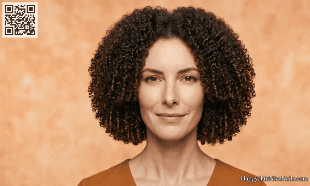 One-Length Blunt Bob Hairstyles for Coily Hair