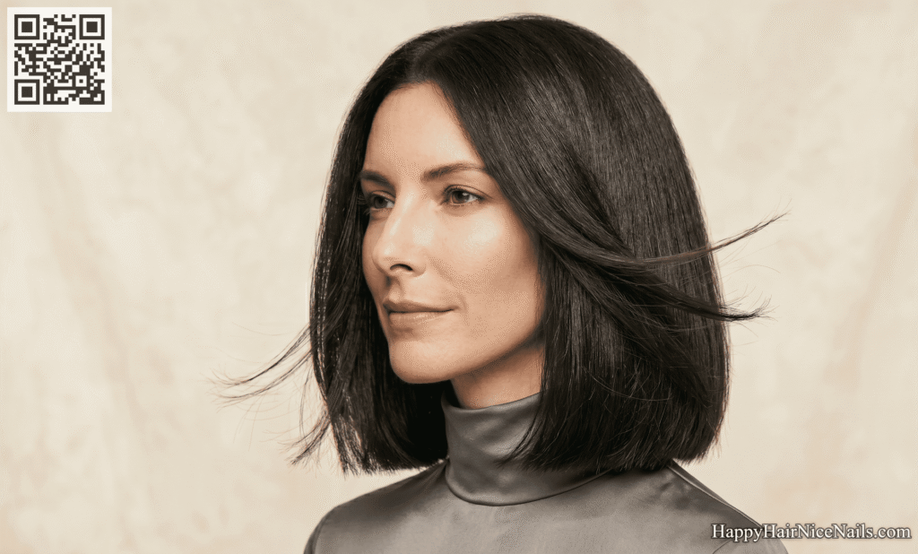 Blunt Bob Hairstyles with Invisible Layers