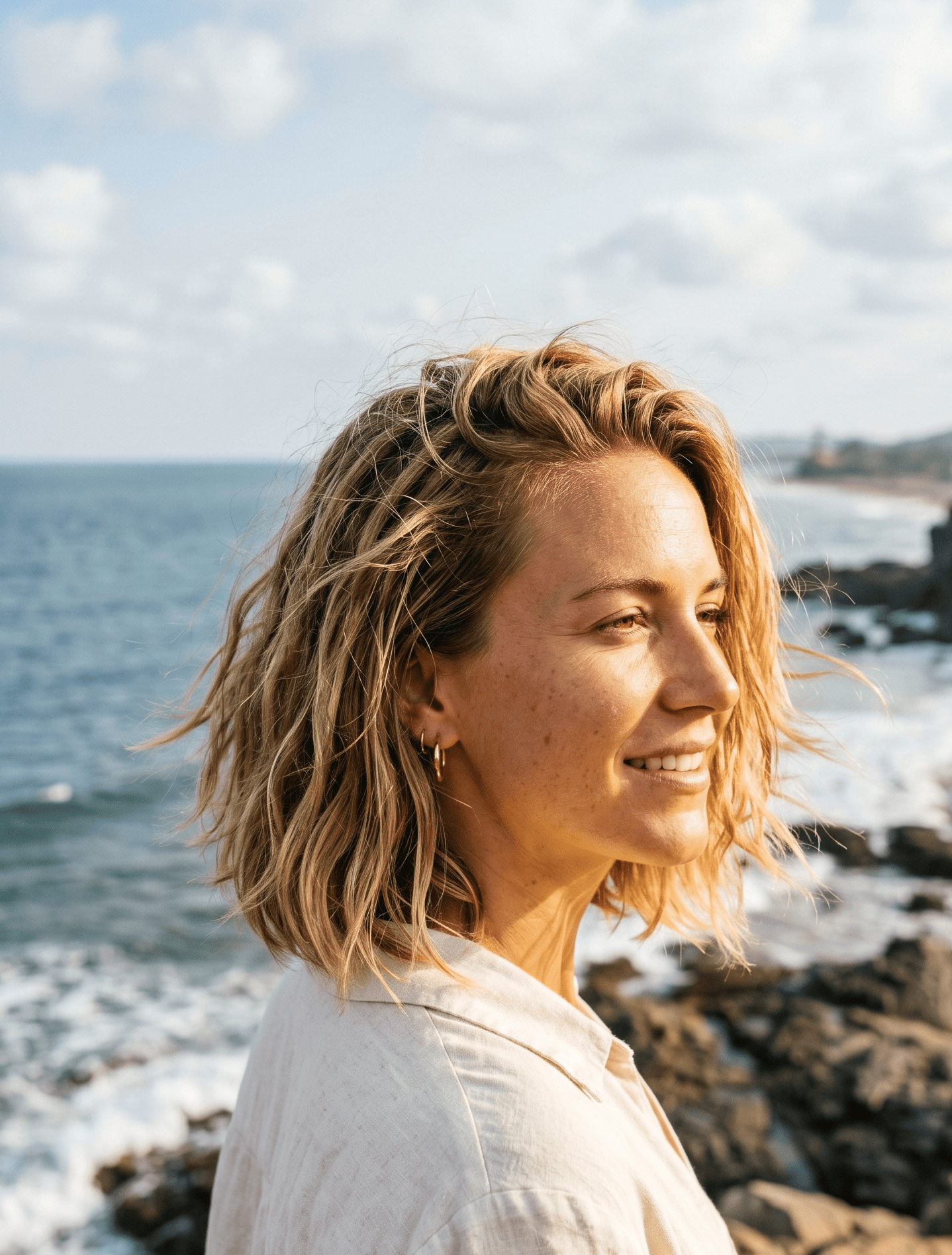 Heart, oval, round face Bob Hairstyles