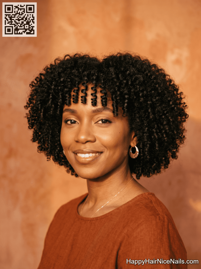 The Curly French Bob
