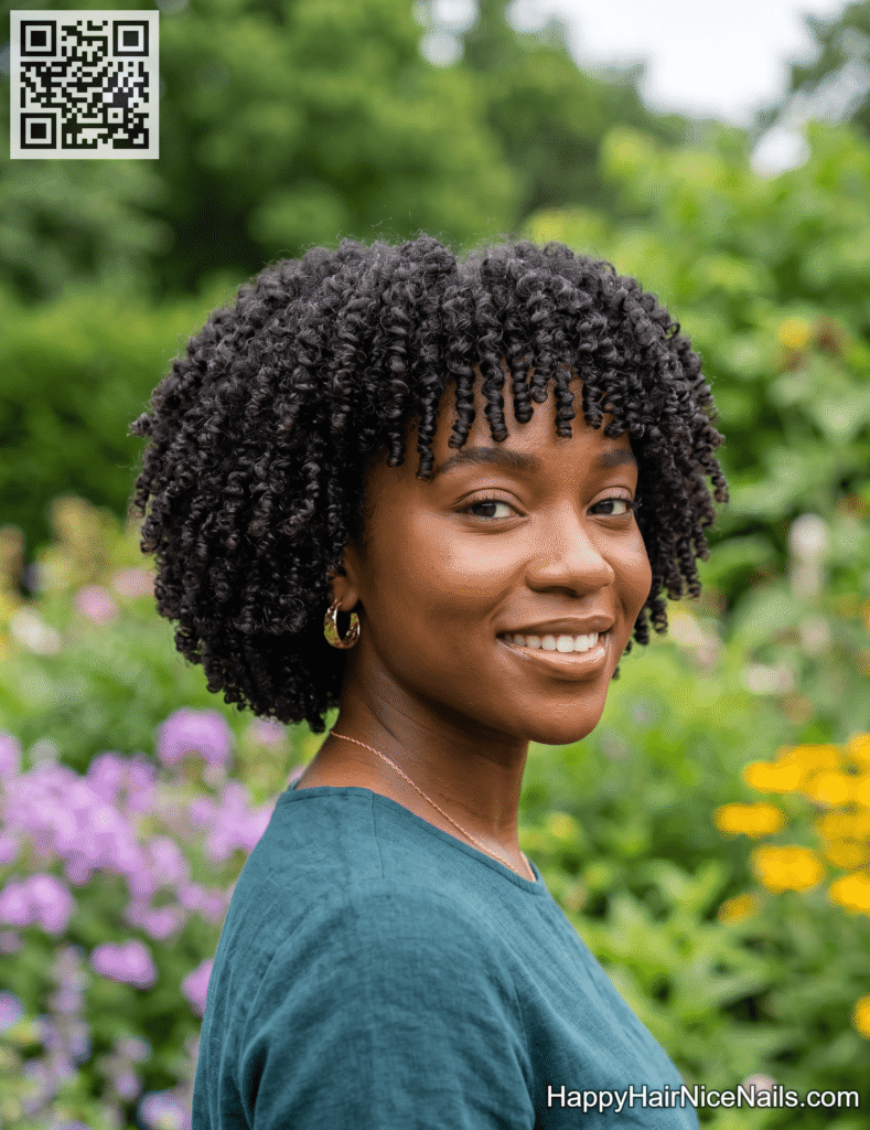  The French Bob on Coily Hair