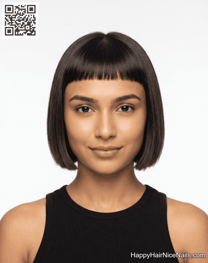 The French Bob with Micro Fringe