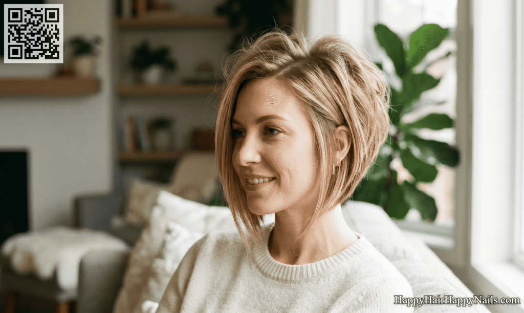 Textured Crown Inverted Bob Hairstyles