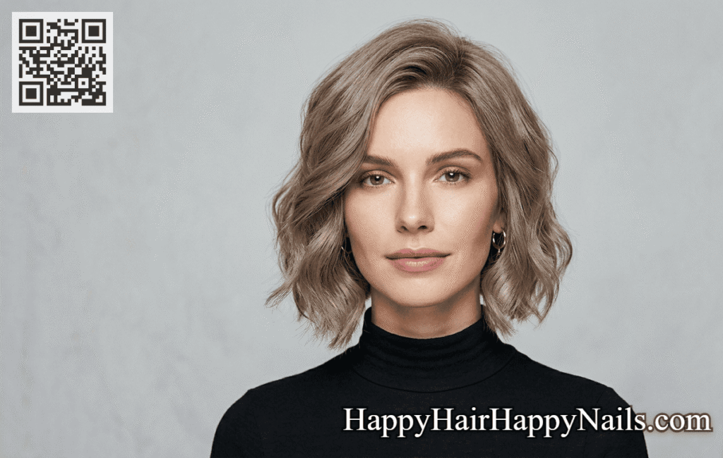 Soft-Wave Inverted Bob Hairstyles with Root Volume