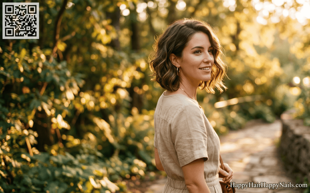  Wavy Inverted Bob Hairstyles with Loose Texture