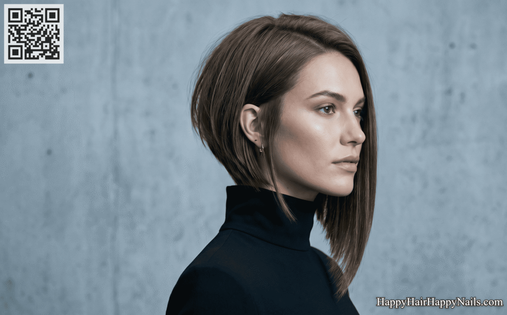 Asymmetric Inverted Bob Hairstyles