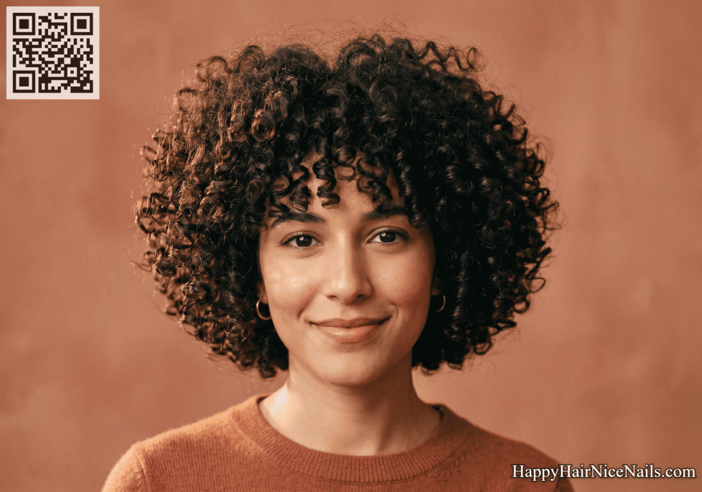 Curly Italian Bob with Defined Ringlets