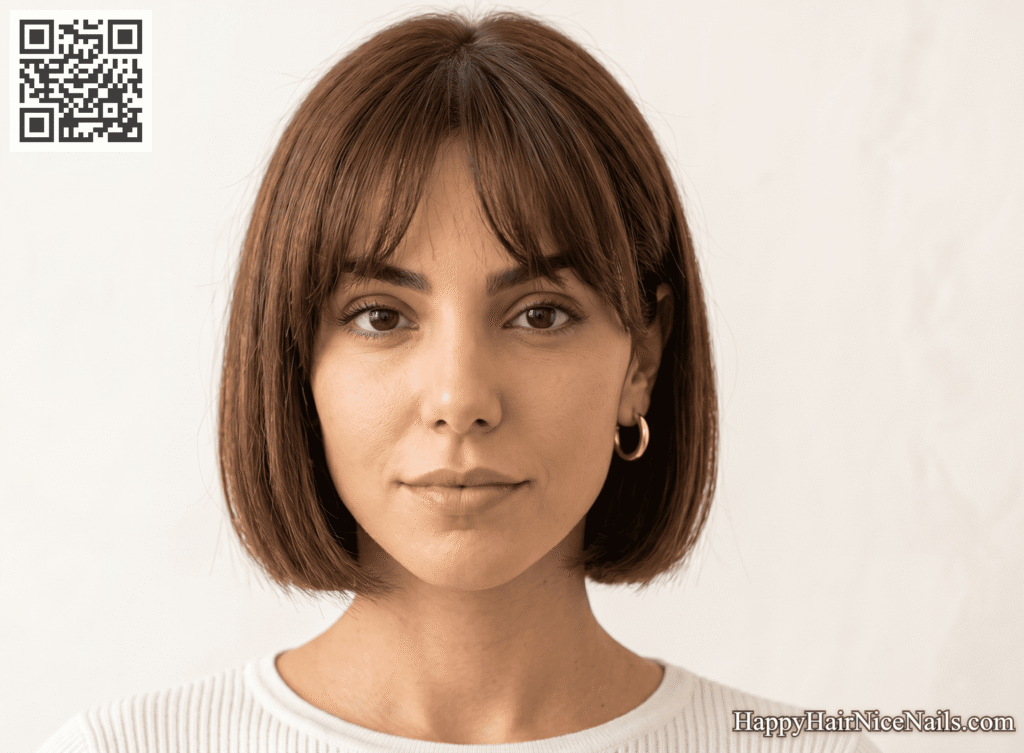  chin-length Italian bob
