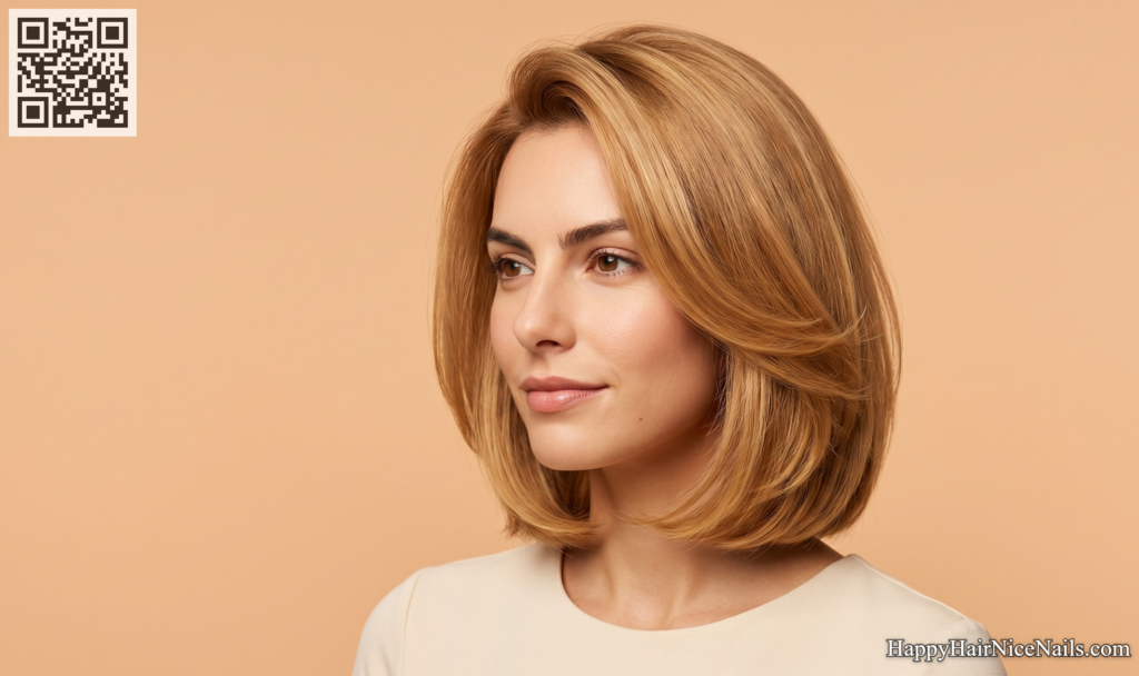 Layered Bob Hairstyles with Invisible Crown Layers