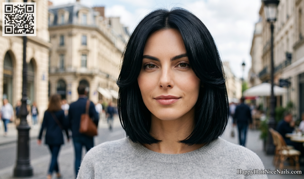Layered Bob Hairstyles with Curtain Layers and No Fringe