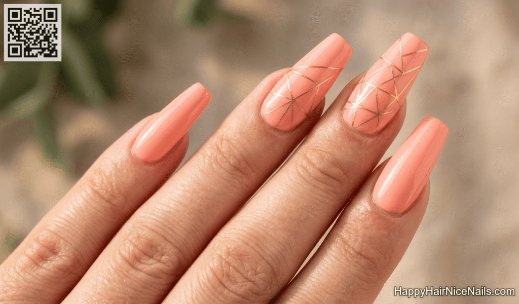 Glossy Pastel Spring Nails