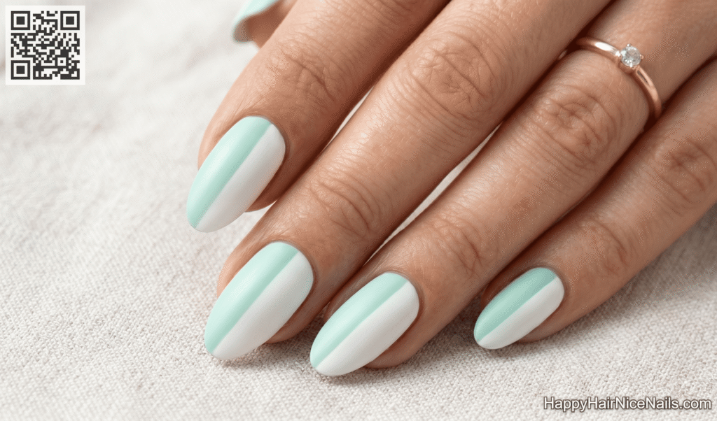Satin Pastel Spring Nails