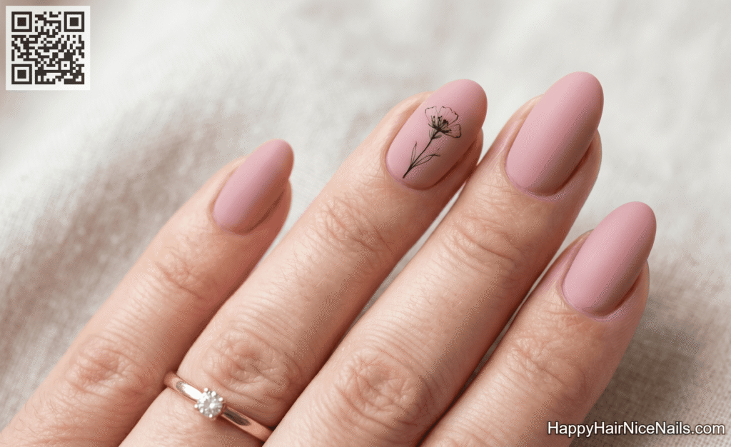Matte Pastel Spring Nails