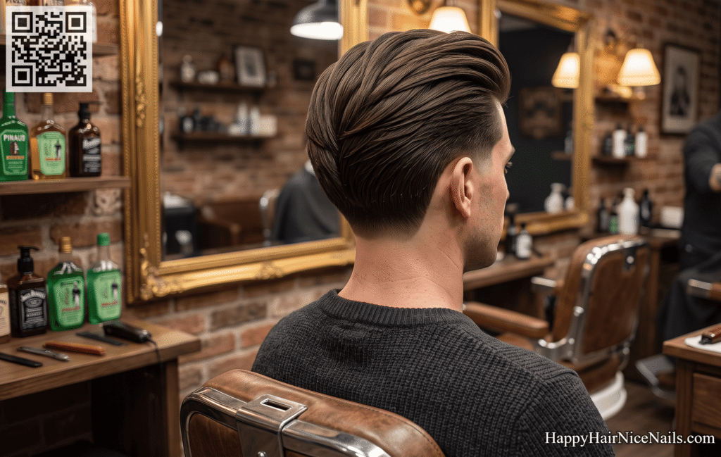 Stacked Bob Hairstyles for Men With Tapered Sides