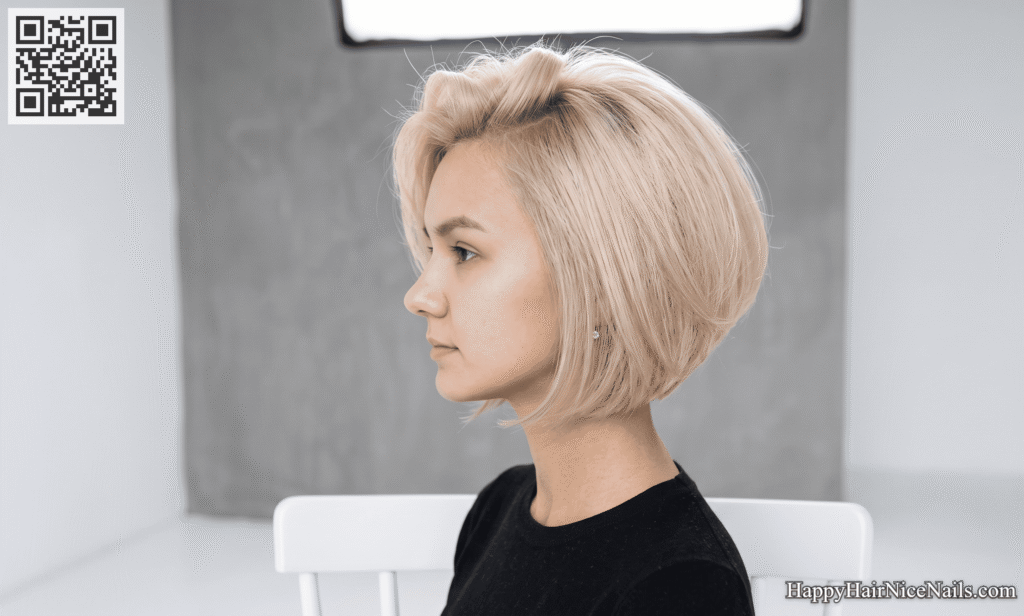 Soft Stacked Bob Hairstyles for Fine Hair With Volume Spray