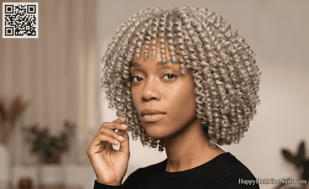 Spiral-Set Textured Bob Hairstyles