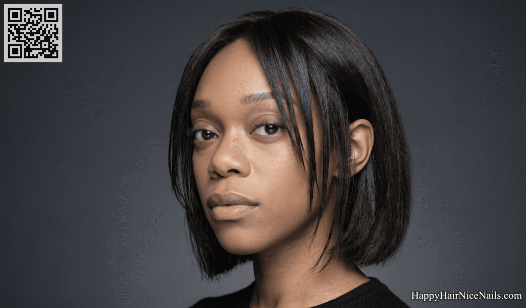 Piecey-Front Textured Bob Hairstyles