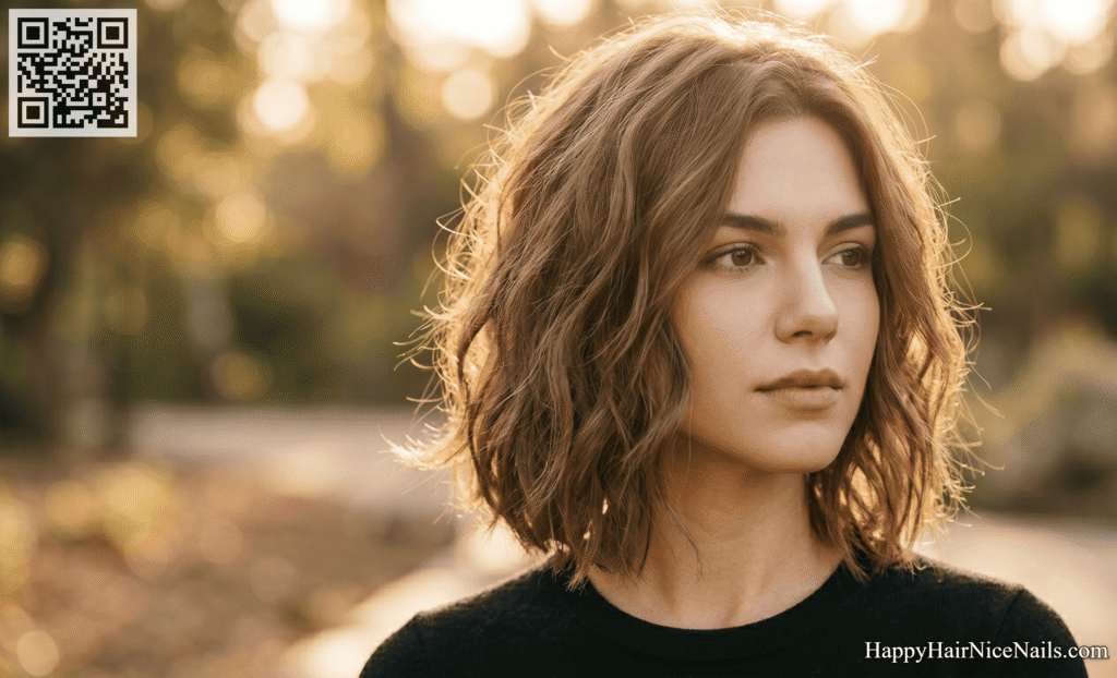 Tousled Dry-Texture Textured Bob Hairstyles