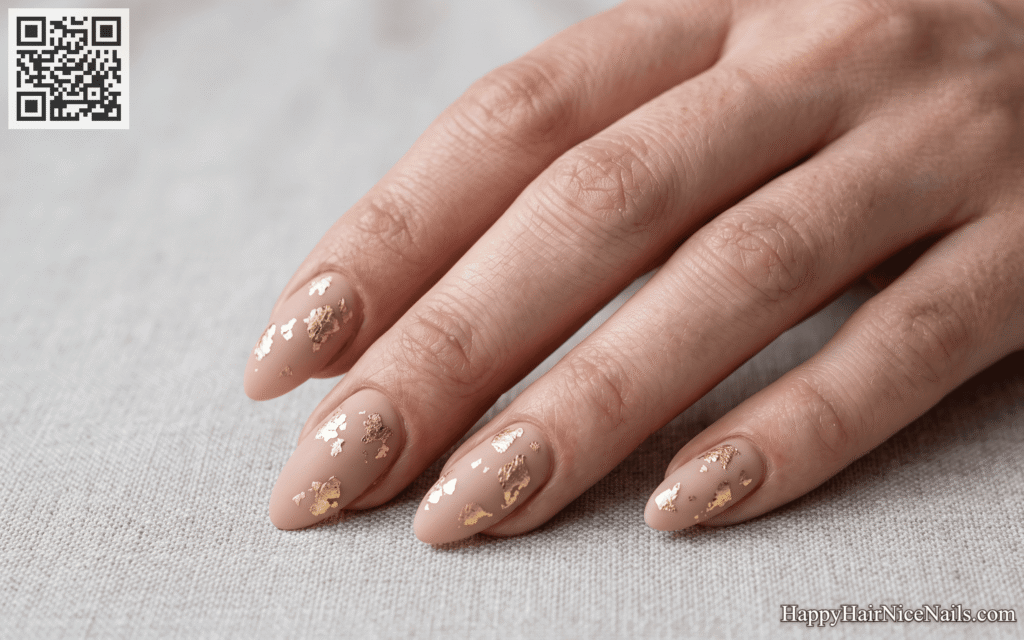 Seashell Foil Beach Nails