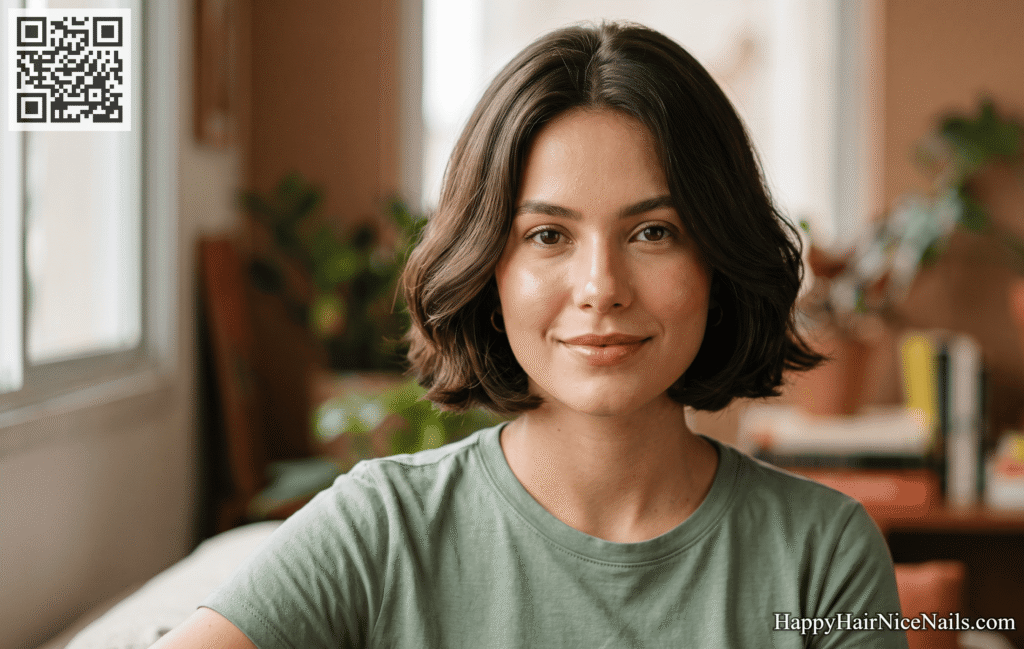 Heart, oval Chin-Length Bob Hairstyles