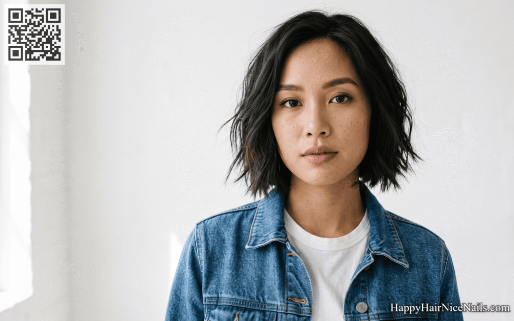 Oval, heart Chin-Length Bob Hairstyles
