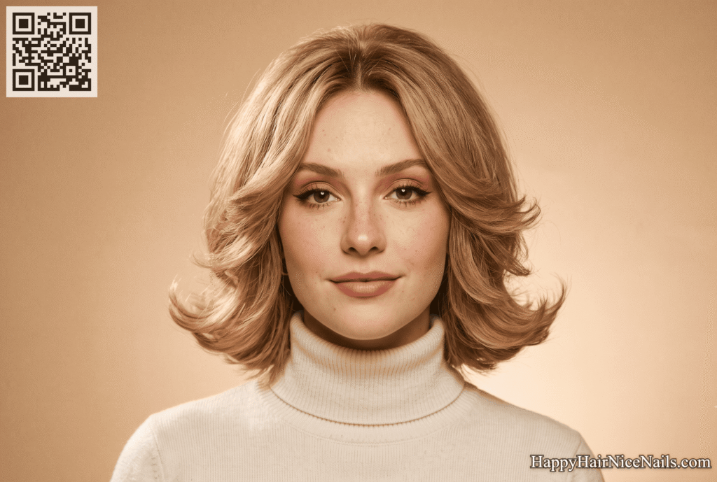 Round, square Chin-Length Bob Hairstyles