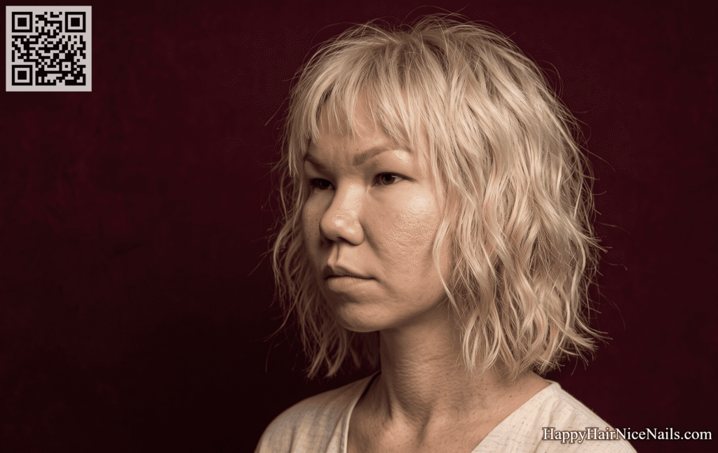 Shaggy Bob Hairstyle for Fine Hair With Piecey Layers
