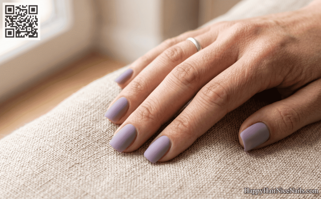Dusty Lavender Nails