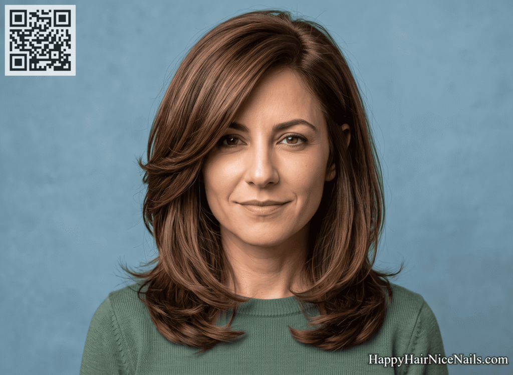 Side-Swept Layers for Asymmetrical Styling