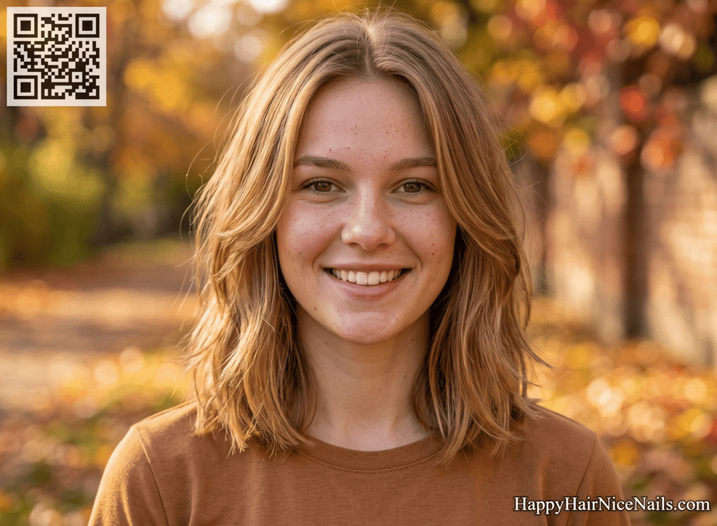 Air-dried with a texturizing spray Layered Lob Hairstyles