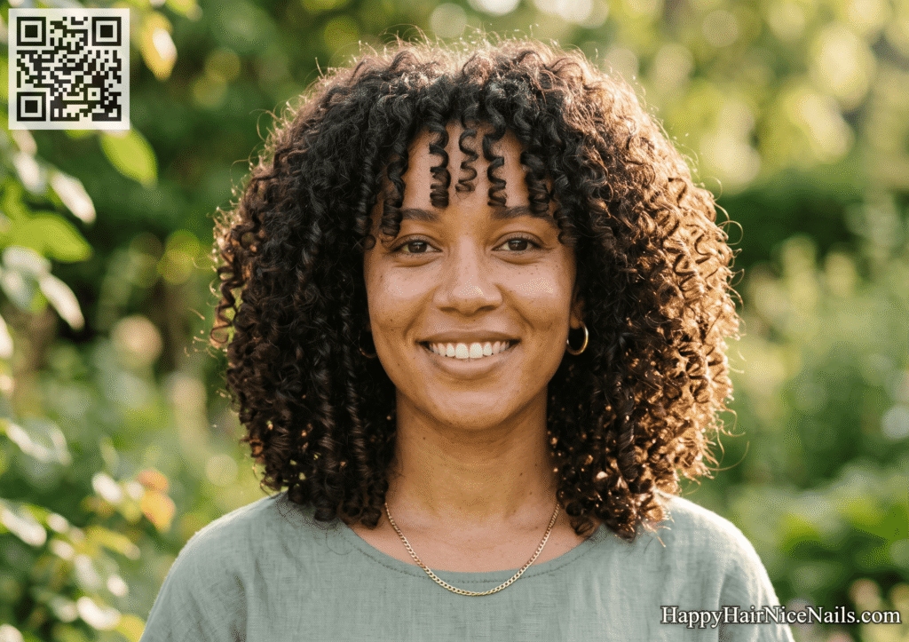 The Natural Curly Lob Hairstyles