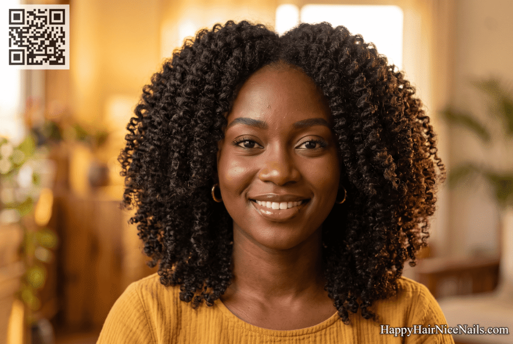 Textured Ends Coily Lob