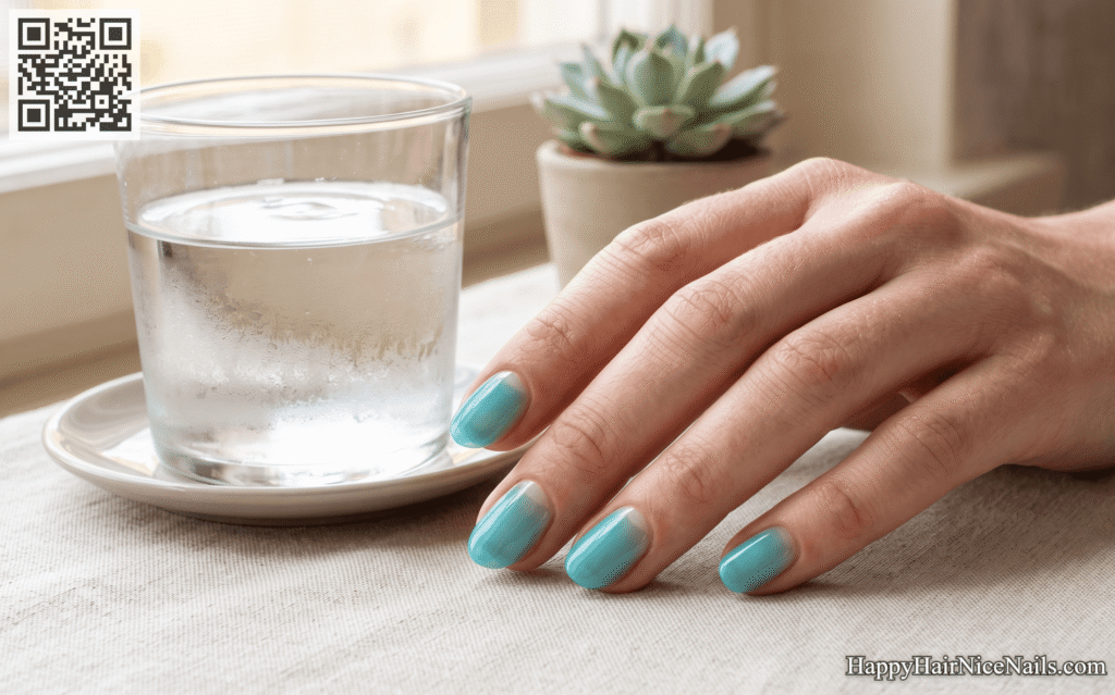 Jelly Aqua Nails