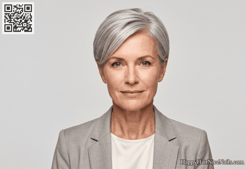 The Structured Pixie Cut with Defined Part