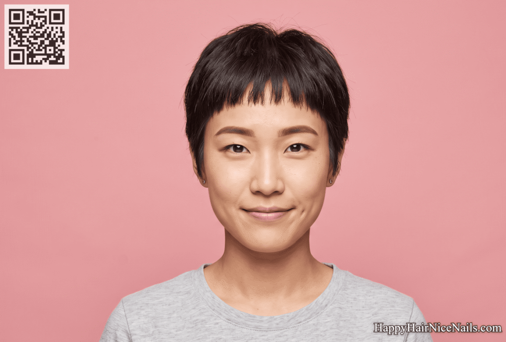  The Pixie Cut with Micro Bangs