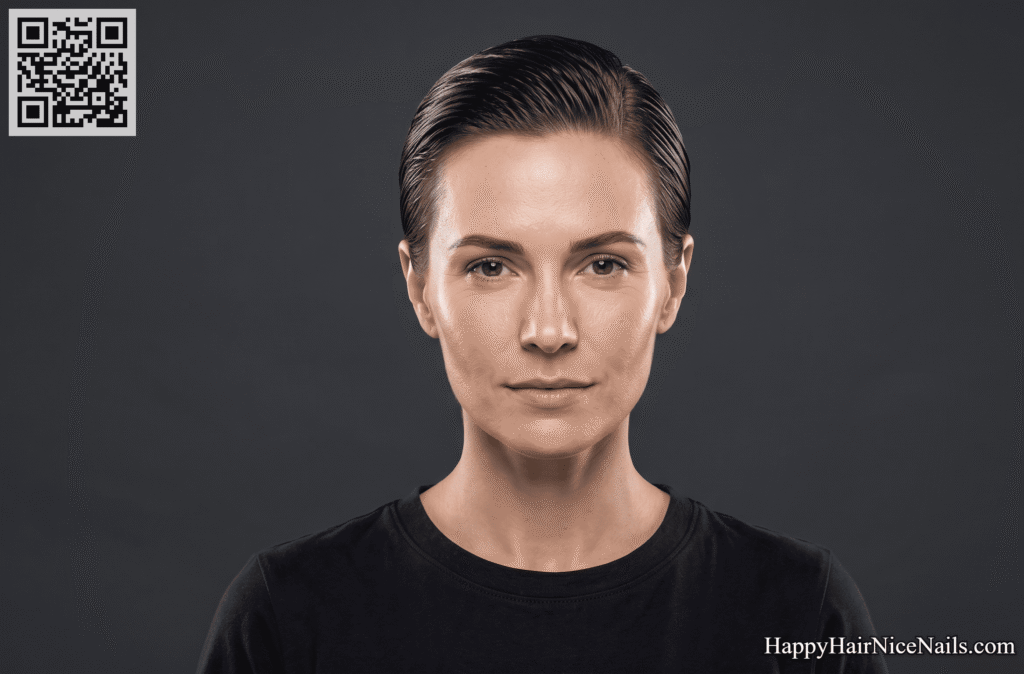  The Slicked-Back Pixie Cuts