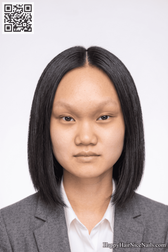 Center-Parted Bob