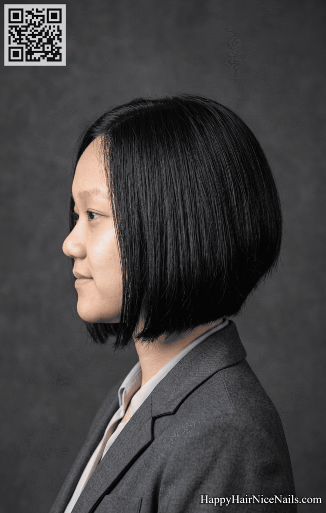 Angled Round Bob