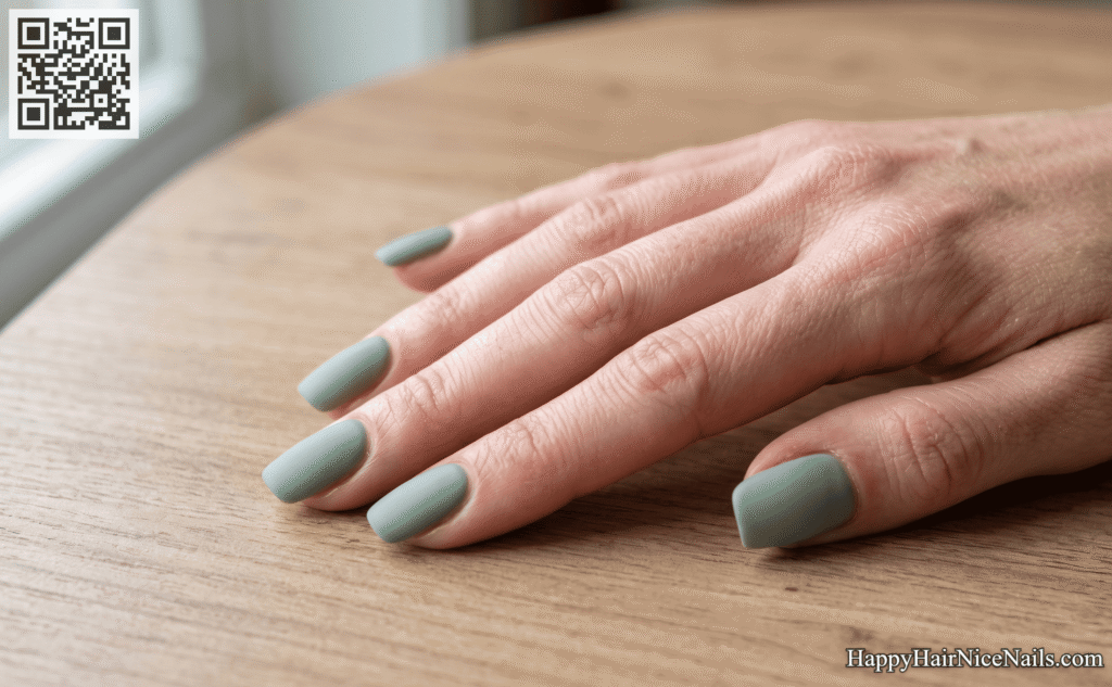 21 Best And Cool Sage Green Spring Nails Designs