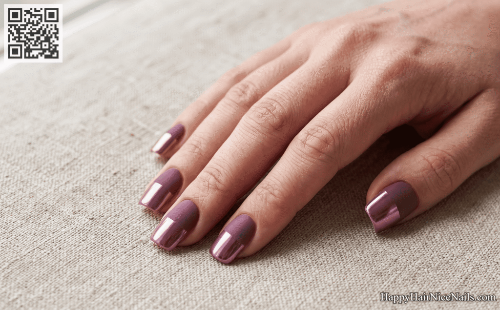  Aura chrome blend Spring Chrome Nails
