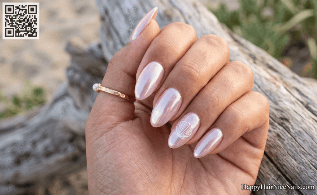 Seashell Iridescent Chrome