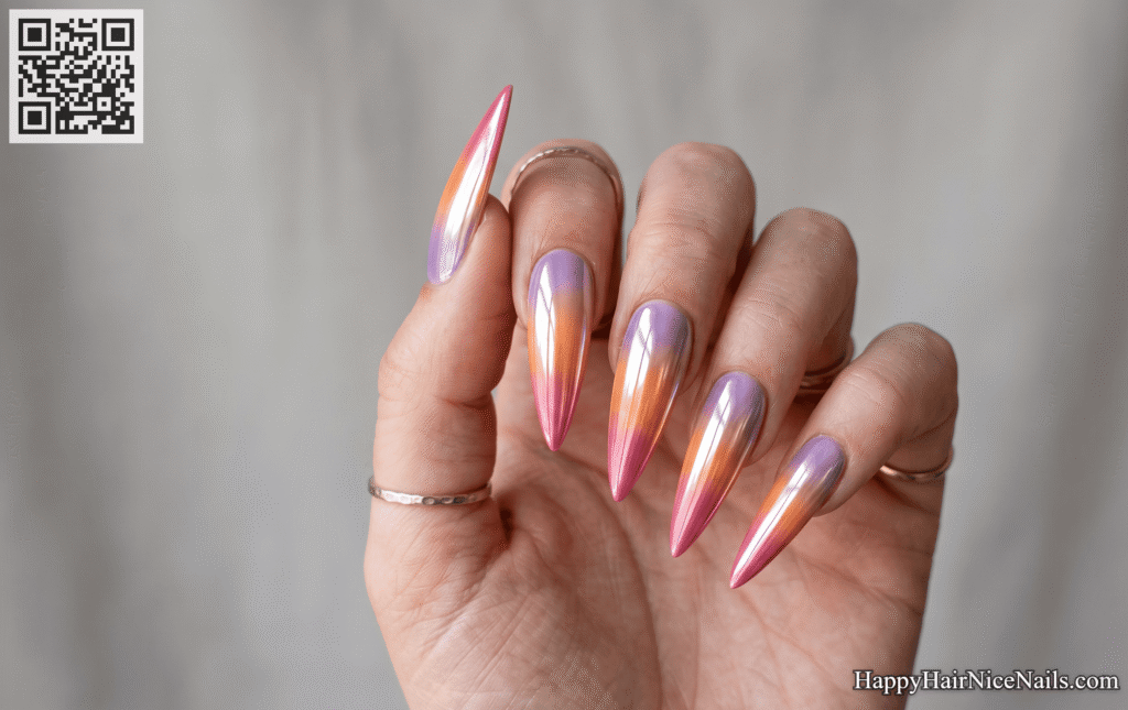 Sunset Ombre Chrome