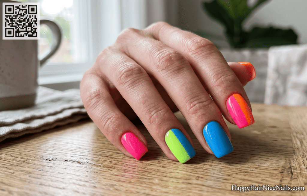 Neon Pop Color Block