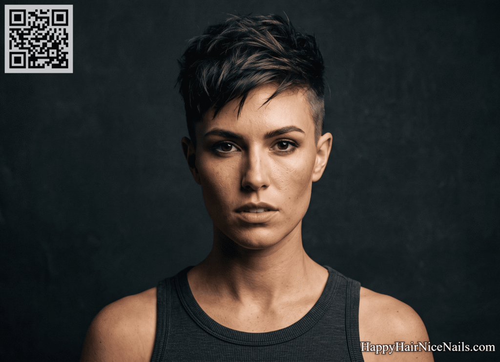 Undercut Textured Pixie Cuts