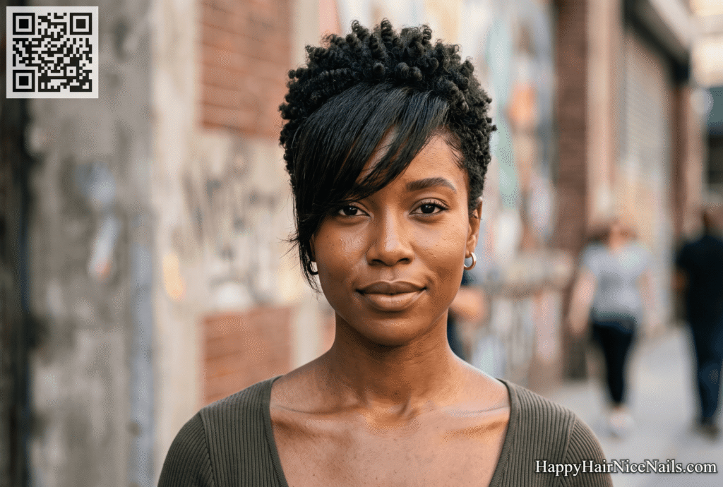 . Long-Fringe Textured Pixie Cuts