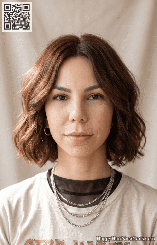 Chin-Length Bob With Face-Framing Layers